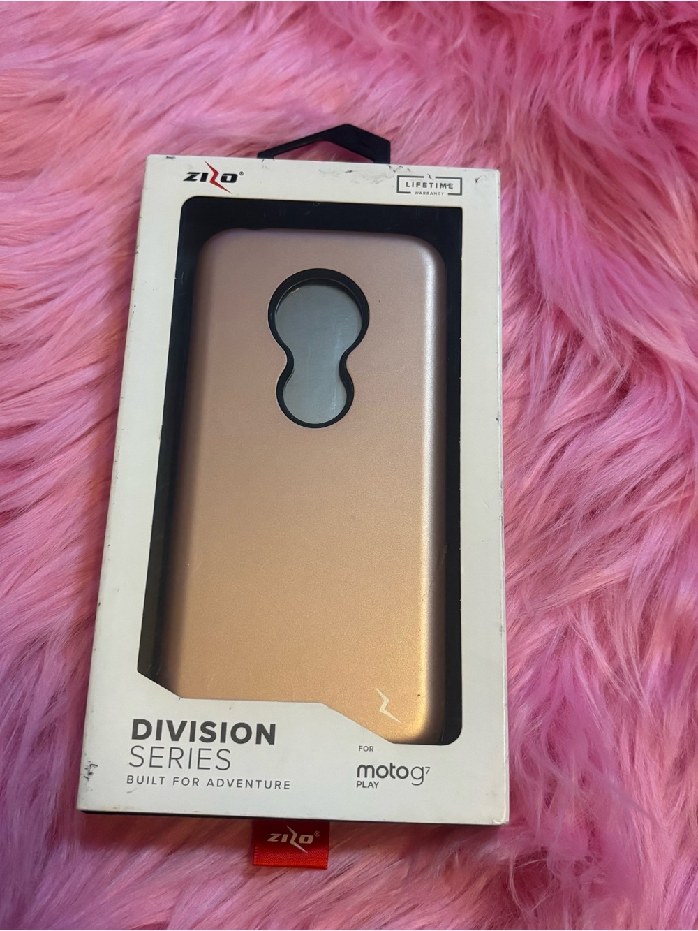 Zizo Division Series Phone Case for Moto G7 Play in Rose Gold